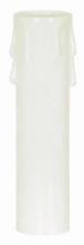 Satco Products Inc. 90/1246 - Plastic Drip Candle Cover; White Plastic Drip; 1-3/16" Inside Diameter; 1-1/4" Outside