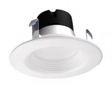 Satco Products Inc. S11800 - 7 watt LED Downlight Retrofit; 4"; Adjustable Color Temperature; 120V; Dimmable