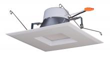 Satco Products Inc. S39771 - 11.5 watt LED Downlight Retrofit; 5-6 inch square shape; 3000K; 120 volt; White Finish