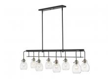 Z-Lite 466-8L-MB-BN - 8 Light Linear Chandelier