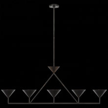 Visual Comfort & Co. Signature Collection PCD 5216BZ - Orsay XL 5-Light Linear Chandelier