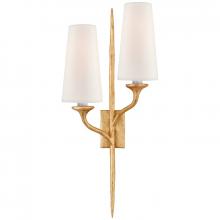 Visual Comfort & Co. Signature Collection JN 2077AGL-L - Iberia Double Right Sconce