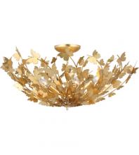 Visual Comfort & Co. Signature Collection JN 4405G - Farfalle Large Semi-Flush Mount