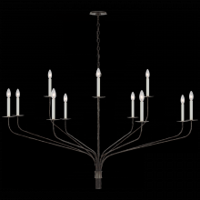 Visual Comfort & Co. Signature Collection IKF 5753AI - Belfair Grande Two-Tier Chandelier