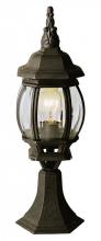 Trans Globe 4070 BG - Francisco 20.5" Postmount Lantern