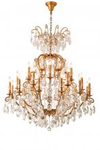 Bethel International BET78BR - Metal and Crystal Chandelier