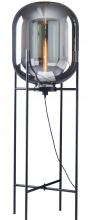 Bethel International DU113SMK - Matte Black Floor Lamp