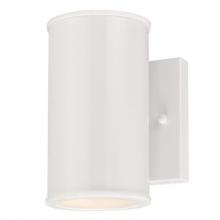 Westinghouse 6361300 - Dimmable LED Wall Fixture White Finish Frosted Glass