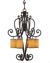 Santangelo Lighting & Design CH-CMPN-6L - Campana 6 Light Chandelier