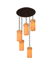 Santangelo Lighting & Design CL-5-PN-MNTNMDRN-A - Mountain Modern Pendant 5 Light Cluster