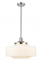 Innovations Lighting 201C-PN-G691-16-LED - Bridgeton - 1 Light - 16 inch - Polished Nickel - Cord hung - Mini Pendant