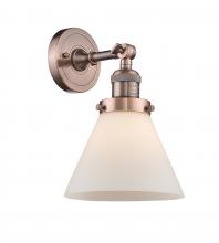 Innovations Lighting 203-AC-G41 - Cone - 1 Light - 8 inch - Antique Copper - Sconce