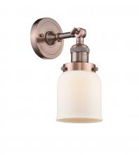 Innovations Lighting 203-AC-G51 - Bell - 1 Light - 5 inch - Antique Copper - Sconce