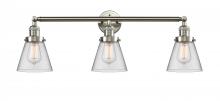 Innovations Lighting 205-SN-S-G62 - Small Cone 3 Light Bath Vanity Light