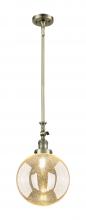 Innovations Lighting 206-AB-G208-10 - Beacon - 1 Light - 10 inch - Antique Brass - Stem Hung - Adjustable Mini Pendant