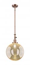 Innovations Lighting 206-AC-G208-12 - Beacon - 1 Light - 12 inch - Antique Copper - Stem Hung - Adjustable Mini Pendant