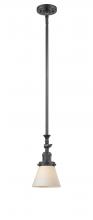 Innovations Lighting 206-OB-G61 - Cone - 1 Light - 6 inch - Oil Rubbed Bronze - Stem Hung - Mini Pendant