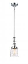 Innovations Lighting 206-PC-G513 - Bell - 1 Light - 5 inch - Polished Chrome - Stem Hung - Adjustable Mini Pendant