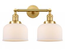 Innovations Lighting 208-SG-G71 - Bell - 2 Light - 19 inch - Satin Gold - Adjustable Bath Vanity Light