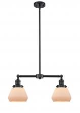 Innovations Lighting 209-OB-G171 - Fulton - 2 Light - 21 inch - Oil Rubbed Bronze - Stem Hung - Adjustable Island Light