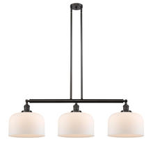 Innovations Lighting 213-OB-G71-L - Bell - 3 Light - 42 inch - Oil Rubbed Bronze - Stem Hung - Adjustable Island Light