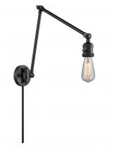 Innovations Lighting 238-BK-LED - Bare Bulb - 1 Light - 5 inch - Matte Black -Adjustable Swing Arm