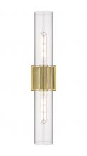 Innovations Lighting 428-2WL-BB-G428-12CL - Bolivar - 2 Light - 5 inch - Brushed Brass - Bath Vanity Light