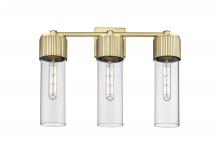 Innovations Lighting 428-3W-BB-G428-12CL - Bolivar - 3 Light - 21 inch - Brushed Brass - Bath Vanity Light