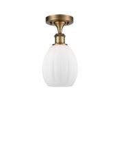 Innovations Lighting 516-1C-BB-G81 - Eaton - 1 Light - 6 inch - Brushed Brass - Semi-Flush Mount