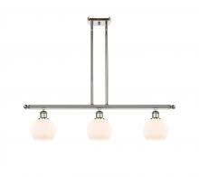 Innovations Lighting 516-3I-PN-G121-6 - Athens - 3 Light - 36 inch - Polished Nickel - Cord hung - Island Light
