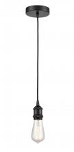 Innovations Lighting 616-1P-BK - Edison - 1 Light - 2 inch - Matte Black - Cord hung - Mini Pendant