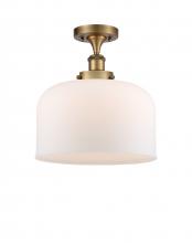 Innovations Lighting 916-1C-BB-G71-L - Bell - 1 Light - 12 inch - Brushed Brass - Semi-Flush Mount