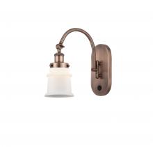 Innovations Lighting 918-1W-AC-G181S - Canton - 1 Light - 7 inch - Antique Copper - Adjustable Swing Arm