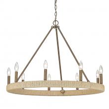 Golden 1022-9 BC - 9 Light Chandelier