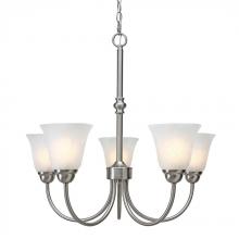 Golden 1264-5 PW - 5 Light Chandelier