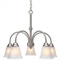 Golden 1264-D5 PW - 5 Light Nook Chandelier