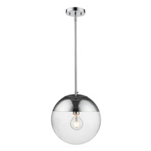 Golden 3219-L CH-CH - Dixon 1 Light Pendant with Rod