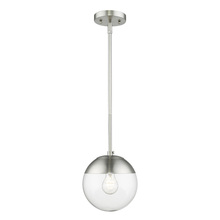 Golden 3219-S PW-PW - Dixon Small Pendant with Rod