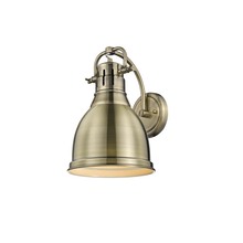 Golden 3602-1W AB-AB - Duncan 1 Light Wall Sconce