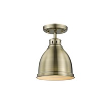 Golden 3602-FM AB-AB - Duncan Flush Mount