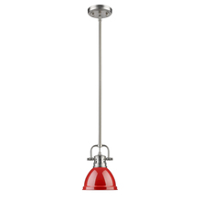 Golden 3604-M1L PW-RD - Duncan Mini Pendant with Rod