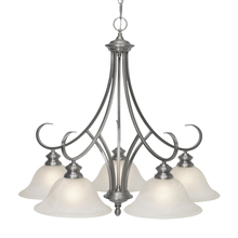 Golden 6005-D5 PW - Lancaster 5 Light Nook Chandelier