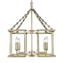 Golden 7151-4 WG - Bellare 4 Light Chandelier