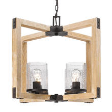 Golden 7804-4 RB-CWG - 4 Light Chandelier