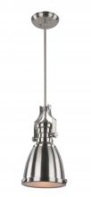 Matteo Lighting C53801BN - Cresswell Series Brushed Nickel Pendant