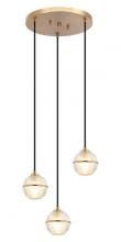 Matteo Lighting C33103AG - Misty Aged Gold Brass Pendant