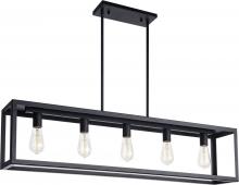 Matteo Lighting C76005BK - Flare Black Chandelier