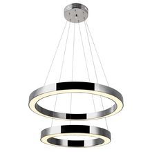 CWI Lighting 1131P20-2-613 - LED Chandelier with Polished Nickel Finish