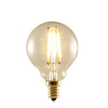 Bulbrite 776506 - Bulbrite LED2G16/22K/FIL-NOS 2-Watt LED Nostalgic Globe Bulb, 25W Equivalent, Candelabra Base, Antiq