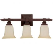 Capital 1063MZ-140 - Three Light Mediterranean Bronze Wall Light